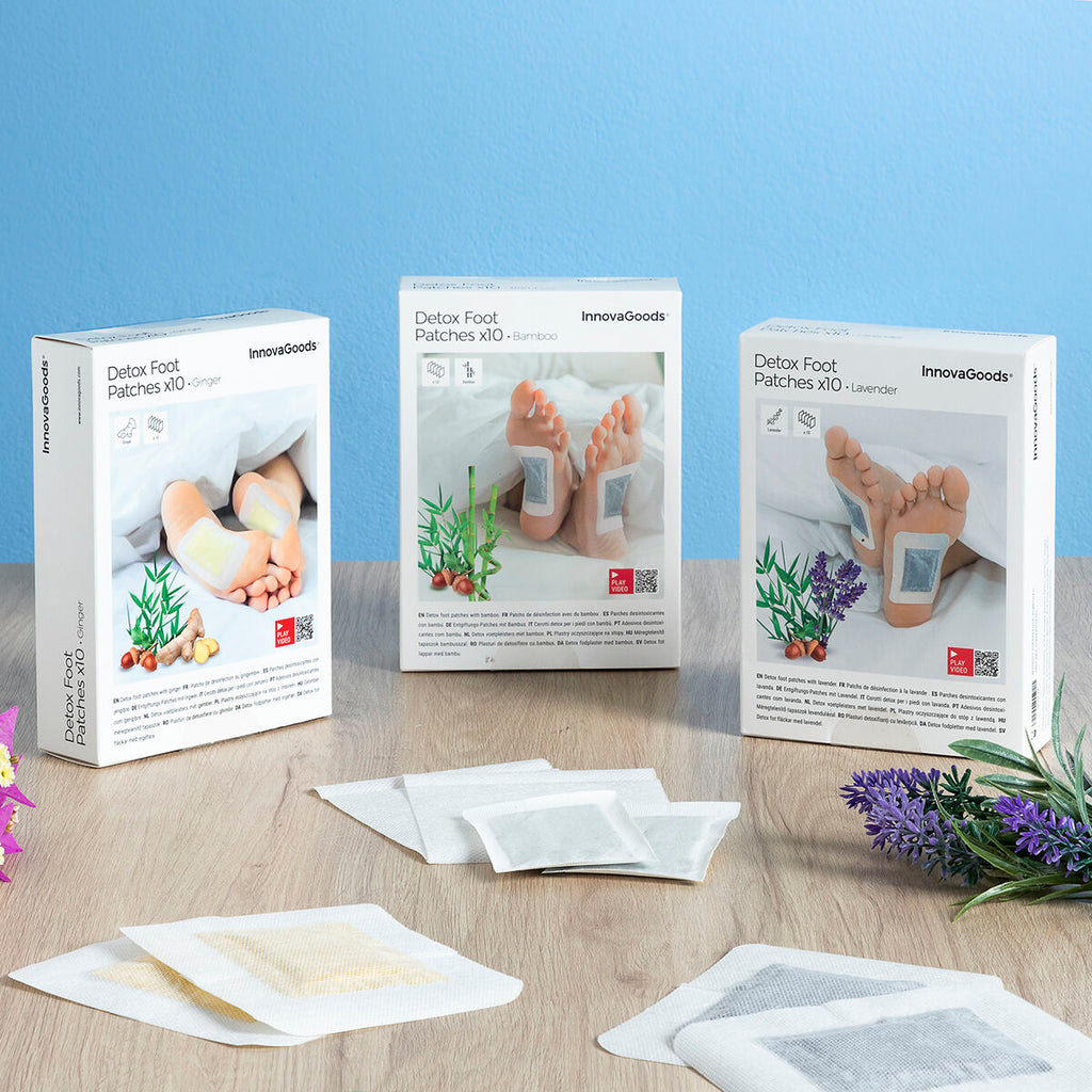 Detox Fußpflaster Lavendel – 10 Stück | InnovaGoods